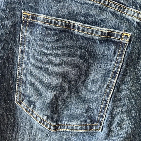 GAP Women's Mom High Rise Denim Jeans Size 10 Tall Tapered Leg Medium Wash - Picture 9 of 15
